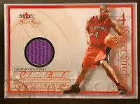 Chris Bosh - In Toronto Raptors Jersey - Game-Used Worn Swatch Relic Jersey Memorabilia Card - Sports Card Single (Randomly Selected, May Not Be Pictured)