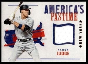 Aaron Judge - New York Yankees - Game-Used Worn  Swatch Relic Jersey Memorabilia Card - Sports Card Single (Randomly Selected, Will Not Be Pictured)