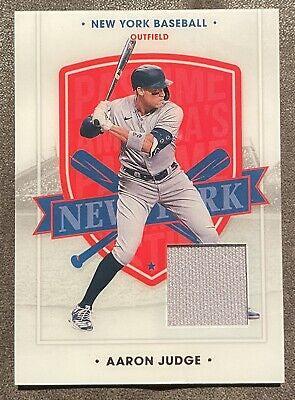 Aaron Judge - New York Yankees - Game-Used Worn  Swatch Relic Jersey Memorabilia Card - Sports Card Single (Randomly Selected, Will Not Be Pictured)