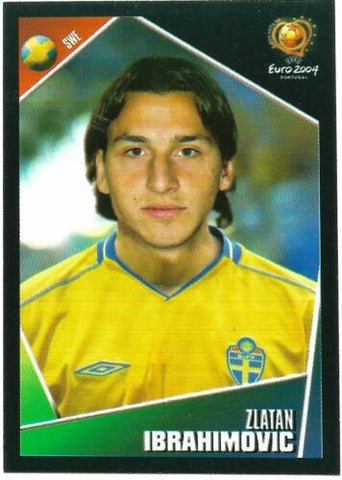 2004 Panini UEFA Euro Portugal Stickers #197 Zlatan Ibrahimovic RC (Rookie Card) Consignment (AC)