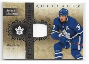 Auston Matthews - Toronto Maple Leafs - Game-Used Worn  Swatch Relic Jersey Memorabilia Card - NHL Hockey - Sports Card Single (Randomly Selected, May Not Be Pictured)