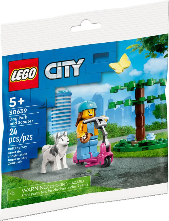 LEGO® City Dog Park and Scooter 30639 (24 Pieces)