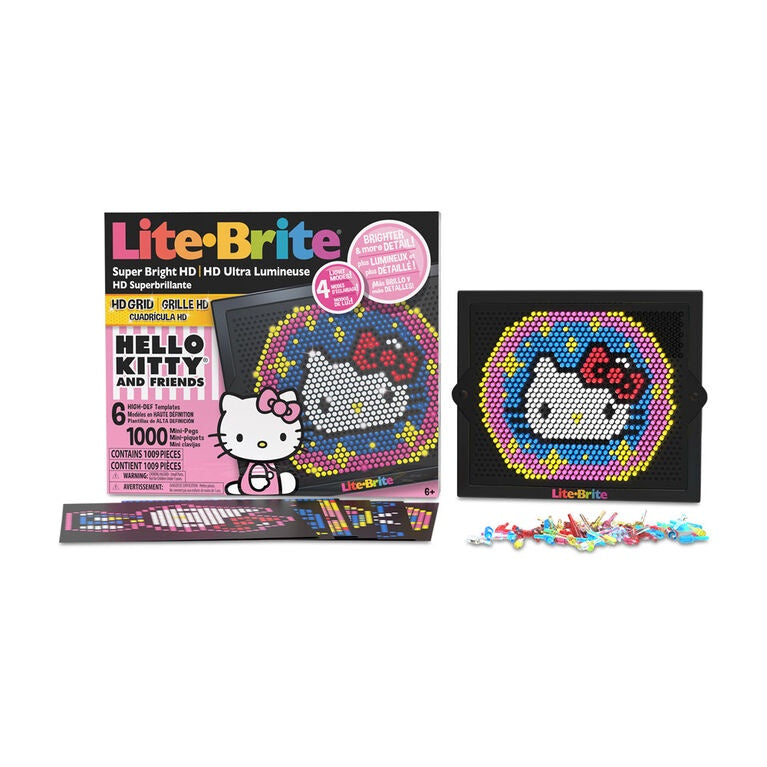 Lite Brite Super Bright HD - Hello Kitty and Friends