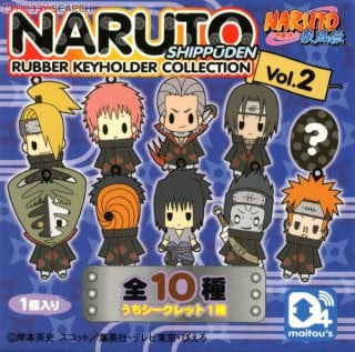 Naruto Shippuden Rubber Keyholder Collection Vol. 2 (1 Random)