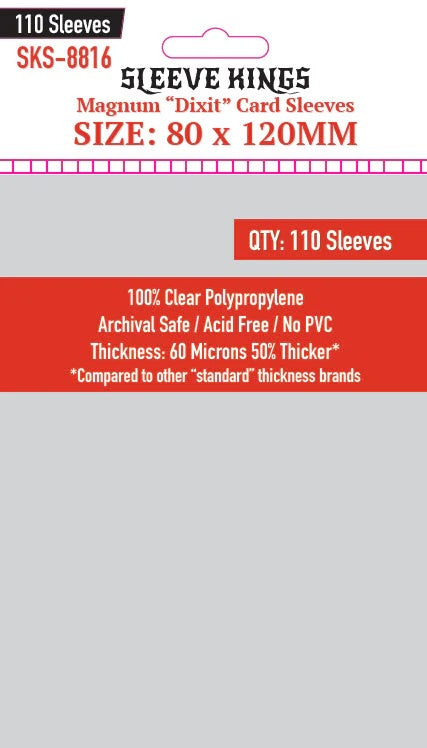 Sleeve Kings Magnum Dixit Card Sleeves 80 x 120 MM 110ct