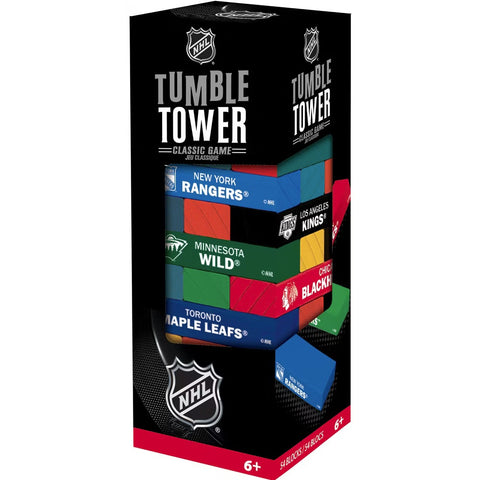 MasterPieces Classic Tumble Tower Game NHL All Teams