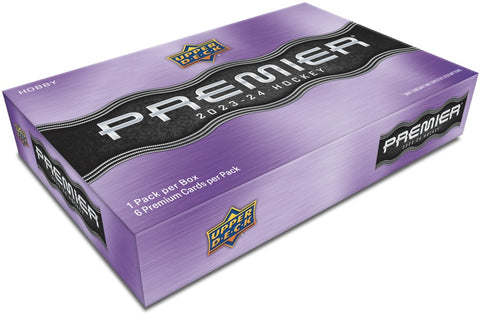 2023-24 Upper Deck Premier Hockey Hobby Box *Read Description*