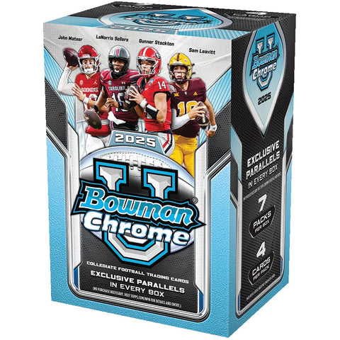 2025 Topps Bowman Chrome Football Blaster Box