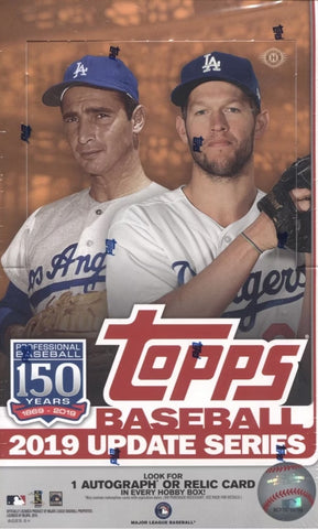 2019 Topps Update Series Baseball Hobby Box