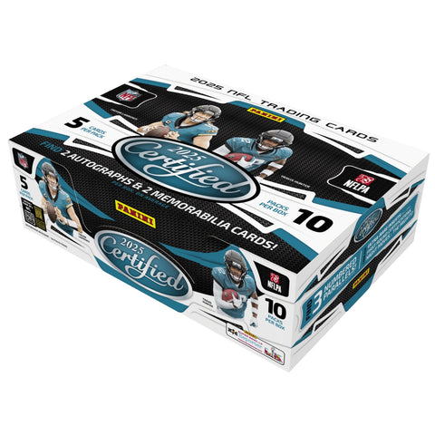 2025 Panini Certified Football Hobby Box