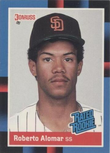 1988 Donruss Roberto Alomar #34 RC (Rookie Card)