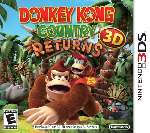 Donkey Kong Country Returns 3D - 3DS (Pre-owned)