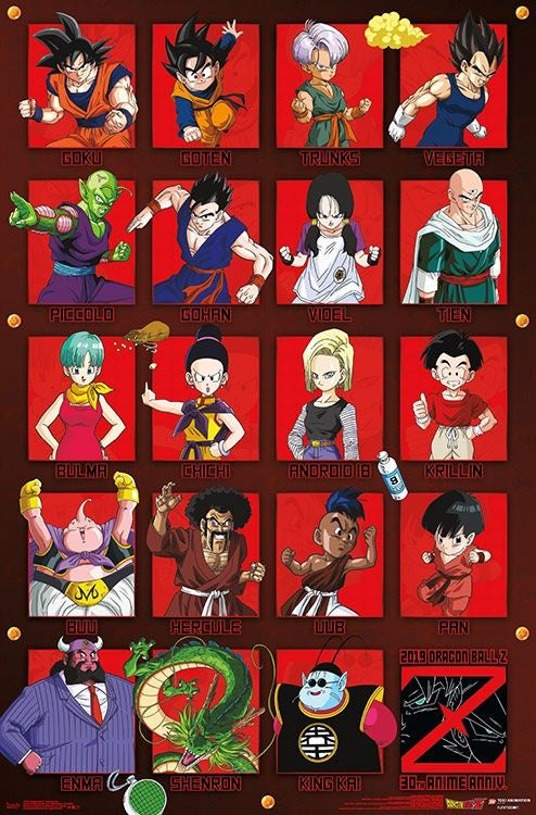 Dragon Ball Z - Anniversary - Poster (Local Pick-Up Only)