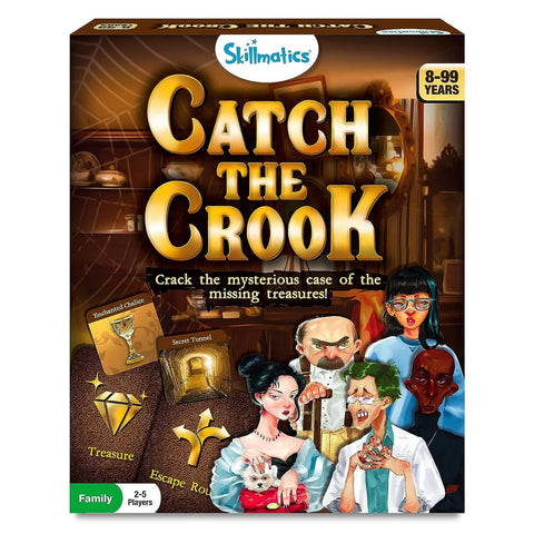 Skillmatics Catch The Crook Strategy Board Game