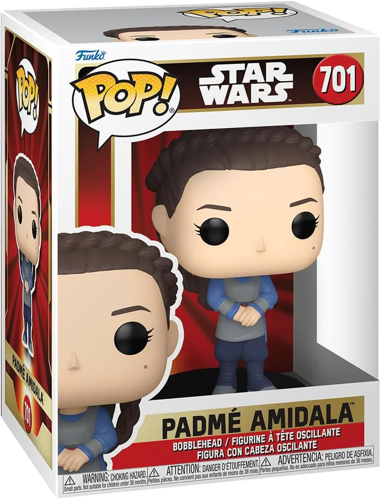 Funko POP! Star Wars Ep1 Phantom Menace 25th Anniversary - Padme Amidala #701 Bobble-Head Figure