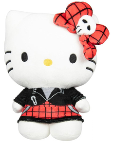 Hello Kitty and Friends 8" Plush Series 2 - Hello Kitty (Goth #1)