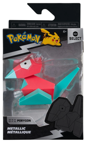 Pokemon Select 3" Series 3 Metallic Figure: Porygon