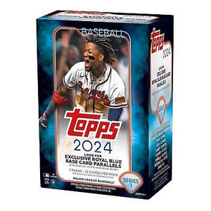 2024 Topps Series 1 Baseball Blaster Value Box (Royal Blue Parallels)