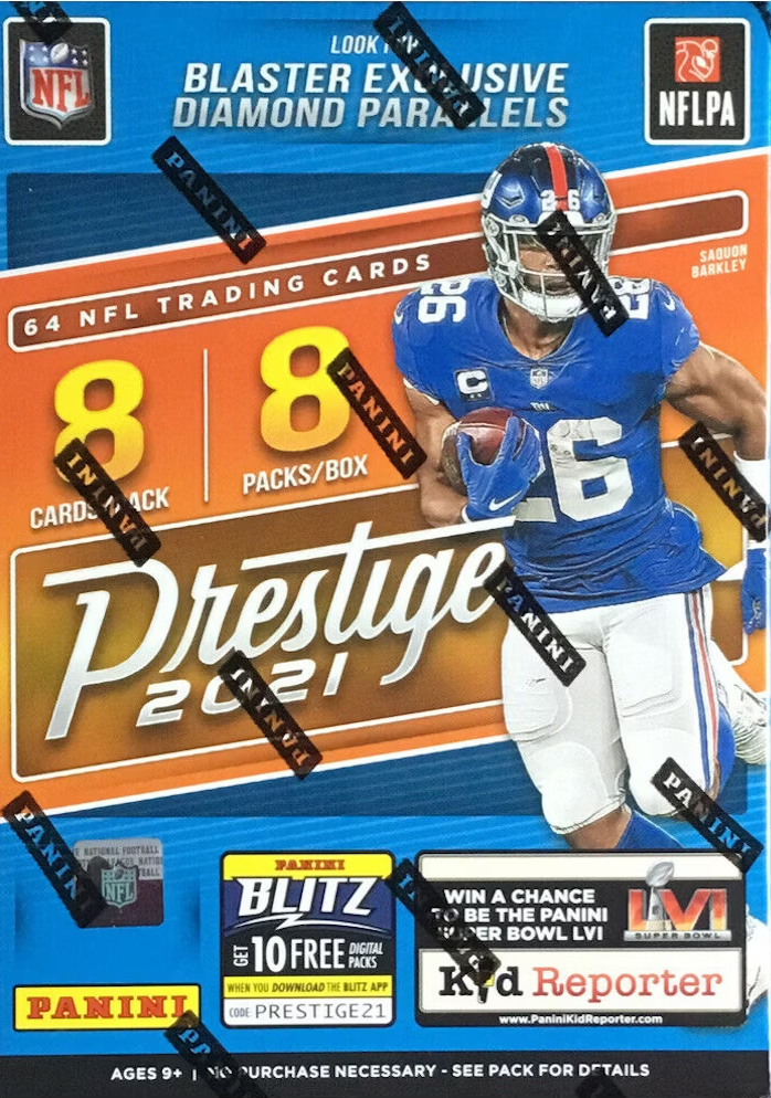 2021 Panini Prestige Football Blaster Box