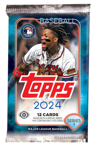 2024 Topps Series 1 Baseball Hobby Pack (12 Cards Per Pack)
