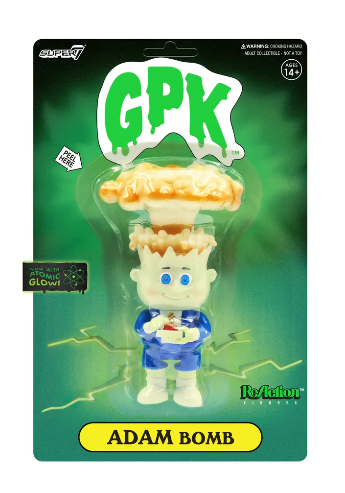 Garbage Pail Kids Reaction Figures - Adam Bom (Glow) [Super 7]