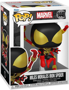 Funko POP! B: Marvel - Miles Morales Iron Spider #1448 Bobble-Head Figure