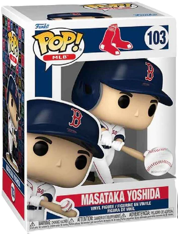 Funko POP! MLB: Boston Red Sox White Jersey - Masataka Yoshida #103 Vinyl Figure