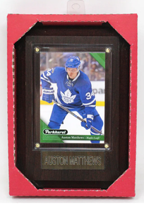 NHL Plaque with card 4x6 Toronto Maple Leafs - Auston Matthews (Randomly Selected, May Not Be Pictured)