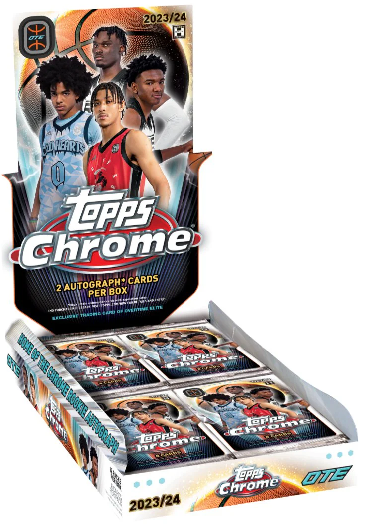 2023-24 Topps Chrome Overtime Elite Basketball Hobby Box