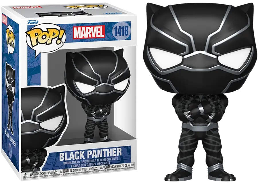 Funko POP! B: Marvel - Black Panther #1418 Bobble-Head Figure