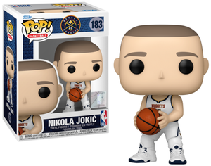 Funko POP! Basketball: Denver Nuggets White Jersey - Nikola Jokic #183 Vinyl Figure