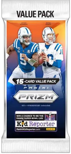 2023 Panini Prizm Football Value Pack (15 Card Value Pack)