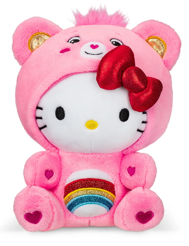 Hello Kitty and Friends x Care Bears Fun Size 8" Plush - Cheer Bear