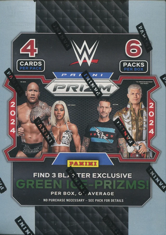 2024 Panini Prizm WWE Wrestling  Blaster Box (Green Ice Prizms)