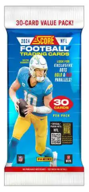 2024 Panini Score NFL Football Trading Cards 30-Card Jumbo Value Fat Pack