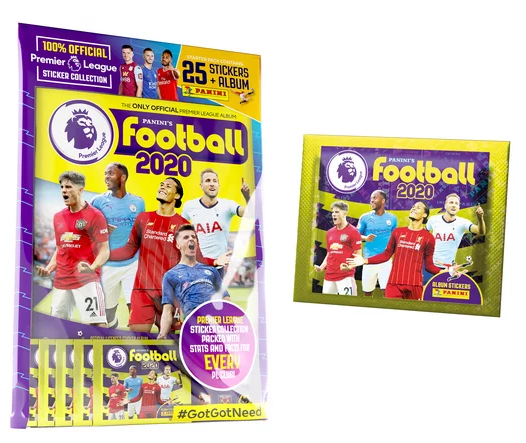 2019-20 Panini Premier League Stickers - Starter Pack (Album & 25 Stickers)