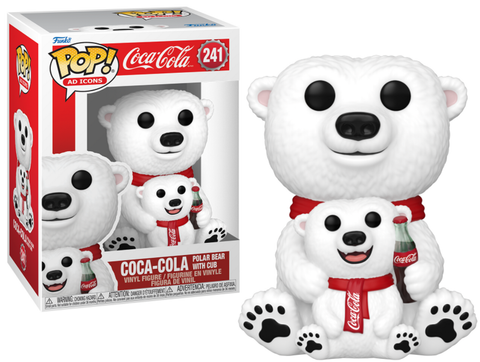 Funko POP! Ad Icons: Coca-cola Polar Bear with Cub #241 Vinyl Figure