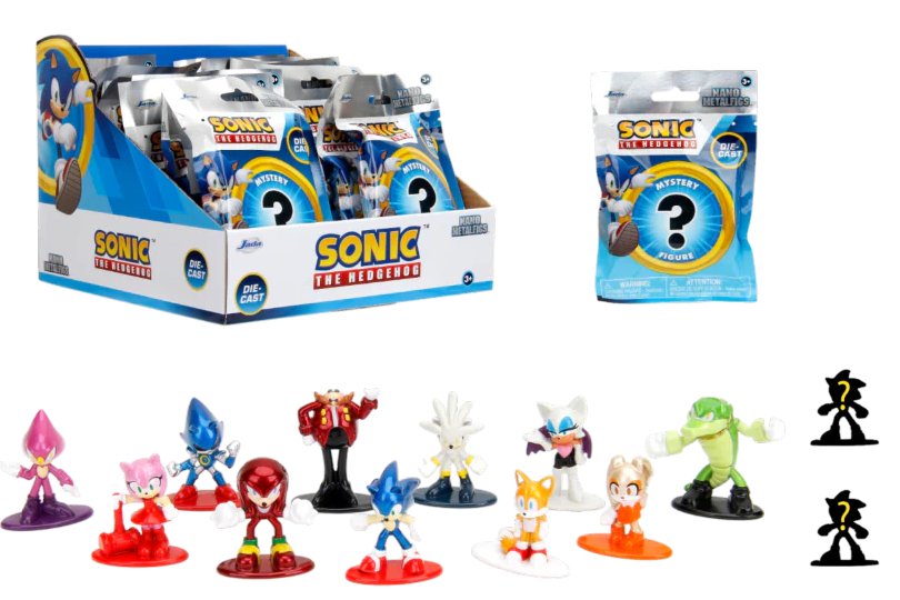 Sonic the Hedgehog Nano MetalFigs Die-Cast Figure Blind Bag [Jada Toys] (1 Randomly Selected)