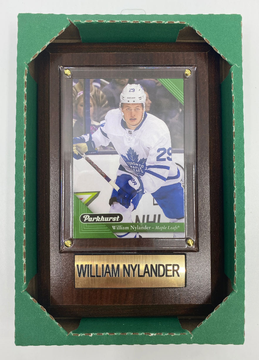 NHL Plaque with card 4x6 Toronto Maple Leafs - William Nylander (Randomly Selected, May Not Be Pictured)