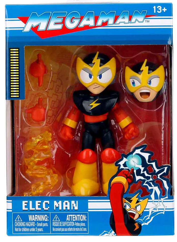 Megaman 4.5" Action Figure - Elec Man [Jada Toys]