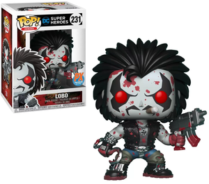 Funko POP! Heroes: DC Super Heroes - Lobo #231 Exclusive Vinyl Figure (Pre-owned, Box Wear)