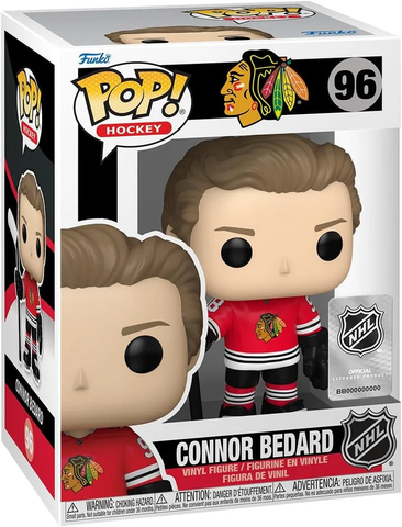 Funko POP! NHL: Chicago Blackhawks Red Jersey - Connor Bedard #96 Vinyl Figure