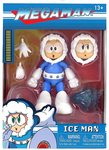 Megaman 4.5" Action Figure - Ice Man [Jada Toys]