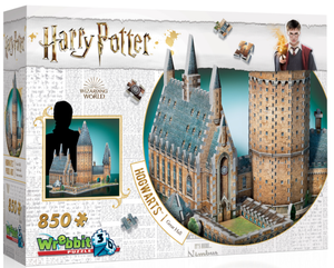 Harry Potter Hogwarts Great Hall 850 Piece 3D Puzzle [Wrebbit3D]
