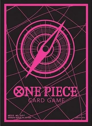 One Piece Card Game - Sleeves Set 6 - Standard Black & Pink 70ct