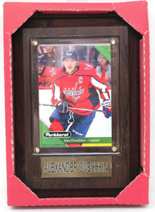 NHL Plaque with card 4x6 Washington Capitals - Alexander Ovechkin (Randomly Selected, May Not Be Pictured)