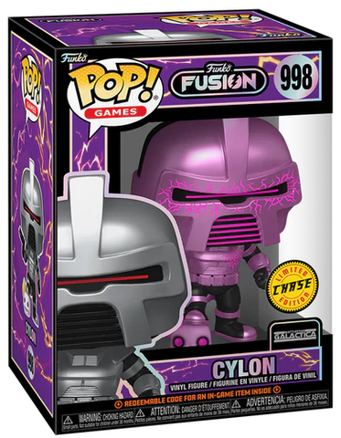 Funko POP! Games: Funko Fusion - Cylon #998 Vinyl Figure CHASE (Box Wear)