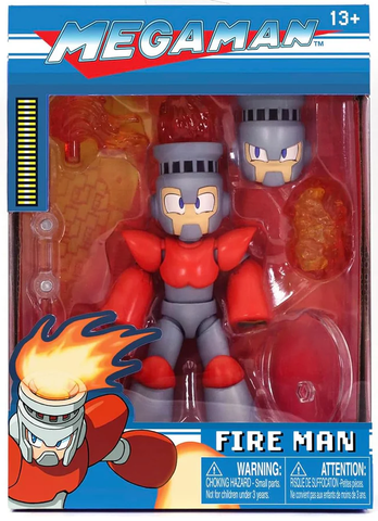 Megaman 4.5" Action Figure - Fire Man [Jada Toys]