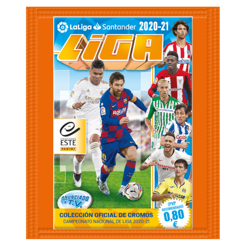 2020-21 Panini La Liga Santander Colecciones Este Liga Sticker Pack