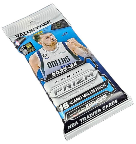 2023-24 Panini Prizm NBA Basketball Value Pack (15 Card Value Pack)